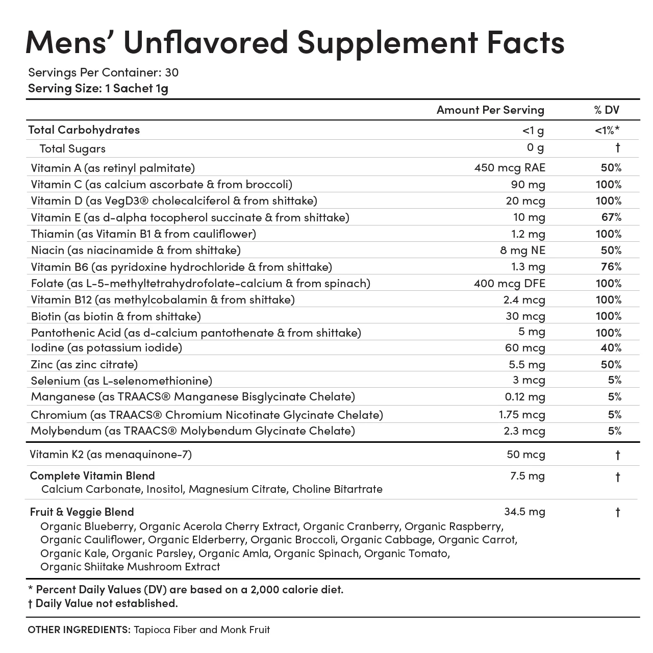 Men's Essential Unflavored Multivitamin - Image 4