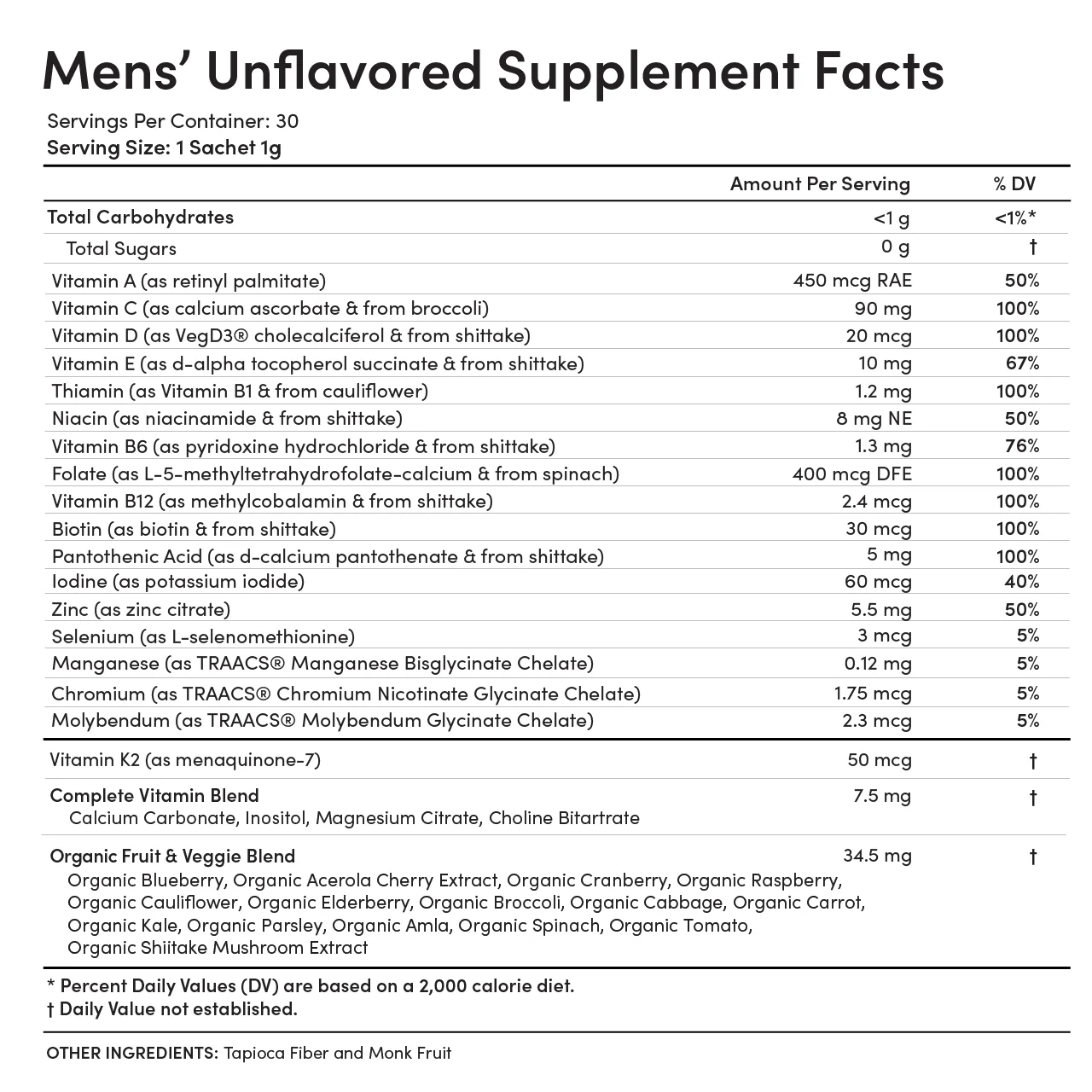 Men's Essential Unflavored Multivitamin - Image 4